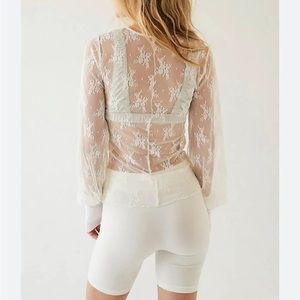Free People Tallah Long Sleeve Top size XL